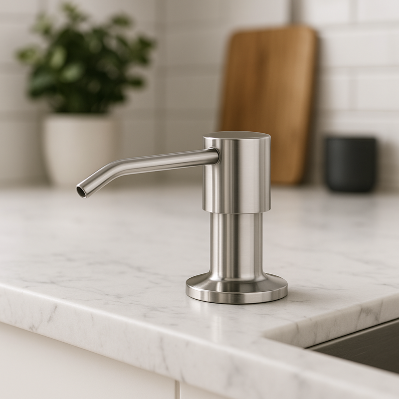 Quadri Manchester Built-in Soap Dispenser Stainless Steel - Refillable from Above 1208967655